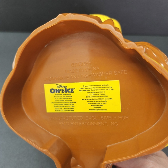 Vintage 1998 Disney On Ice The Lion King Simba Flip- Top Mug - Picture 9 of 9